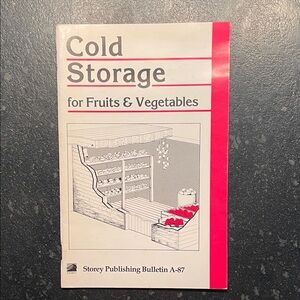 "Cold Storage for Fruits & Vegetables" 1978 Storey Bulletin A-87